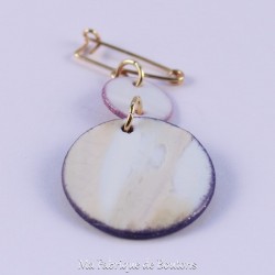 Calliope Mother of Pearl Brooch