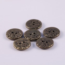 Set of 6 Bertram ABS Metal Buttons
