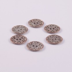 Set of 6 Metal Buttons Bobby