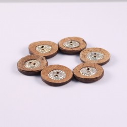 Set of 6 Coco buttons