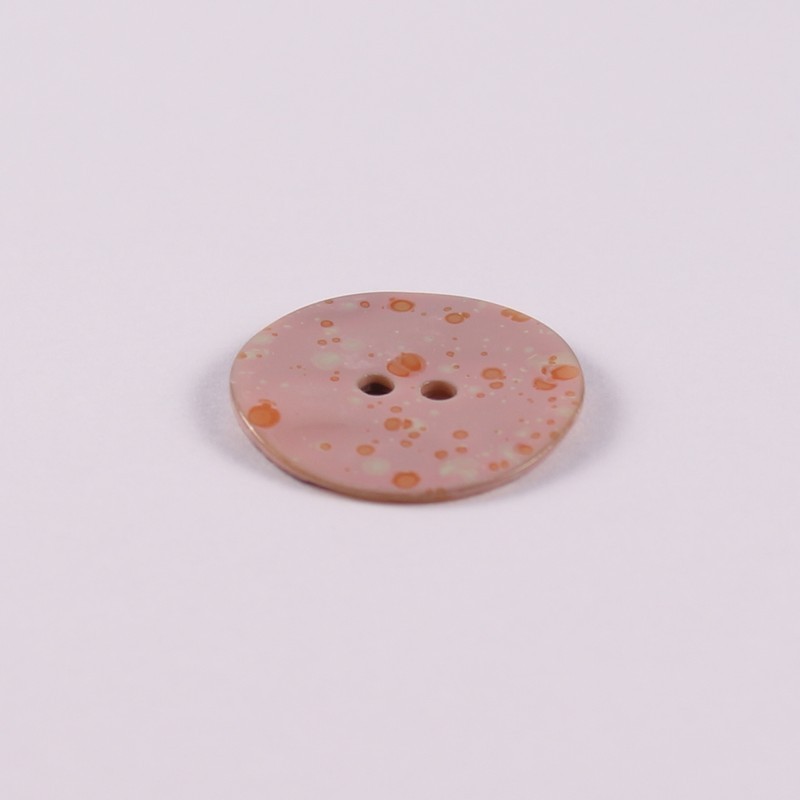Boris pink mother of pearl button