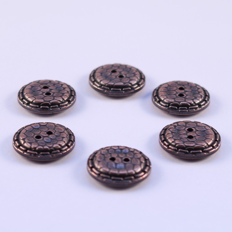 Set of 6 ABS Metal Buttons Set of 6 ABS Metal Buttons