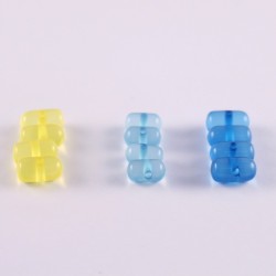 Assortment of 12 fancy capsule-shaped buttons