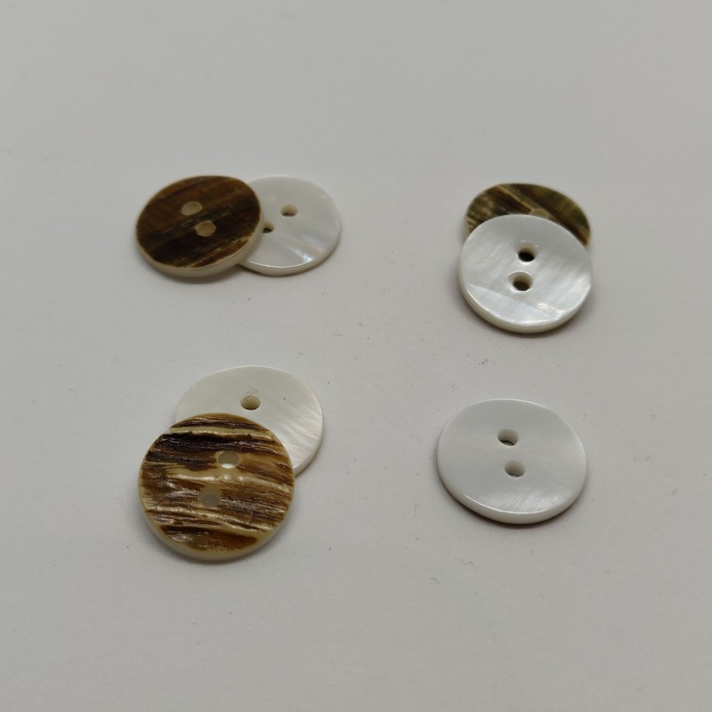 Set of 12 Mother of Pearl Buttons