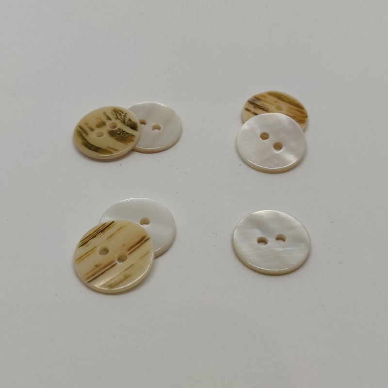 Set of 12 Mother of Pearl Buttons