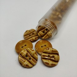 Tube of 25 haberdashery buttons