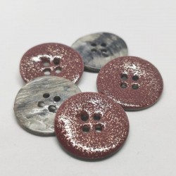 Mother of pearl glitter button Giger