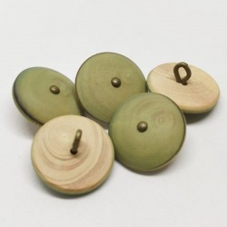 green Wood Button Giobatta