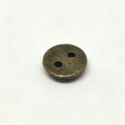 Button metal bronze 9mm Godon