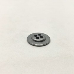 Hollow metal button Gontran