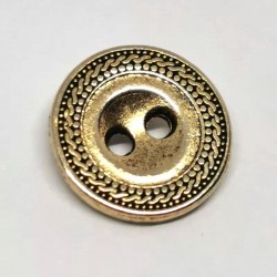 Gold plated knob 10mm Gorgonie