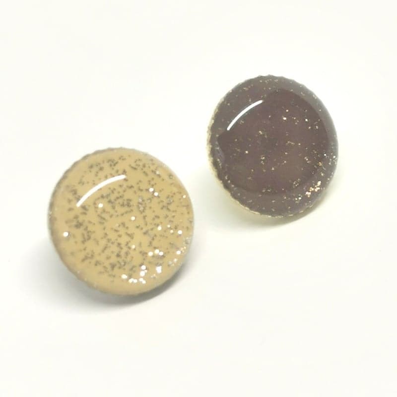 Round sequined button Graciela