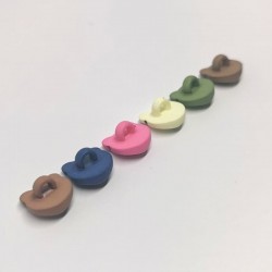 Children's teddy bear sewing button