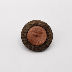 Wood Button Guilhemine