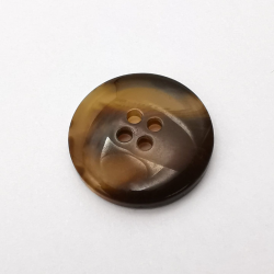 Imitation horn sewing button