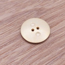 Golden metal button Gwendal