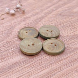 green wood button
