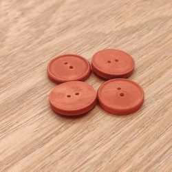 red wood button