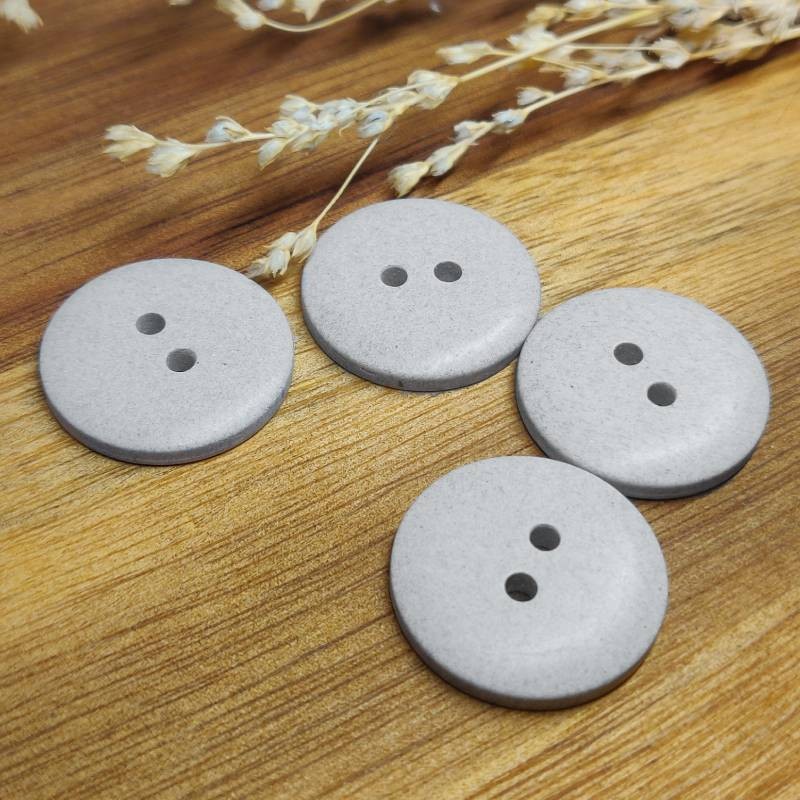 Recycled hemp button