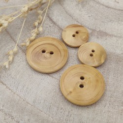 Wood button