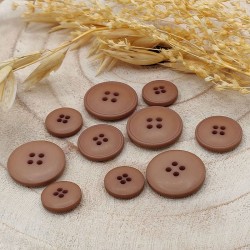 brown buttons