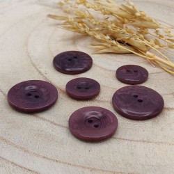 boutons corozo violet