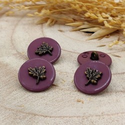 boutons originaux violet