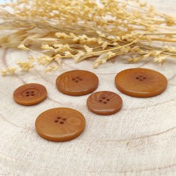 brown corozo buttons