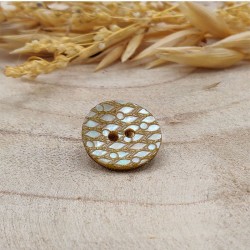 mother of pearl sequin button