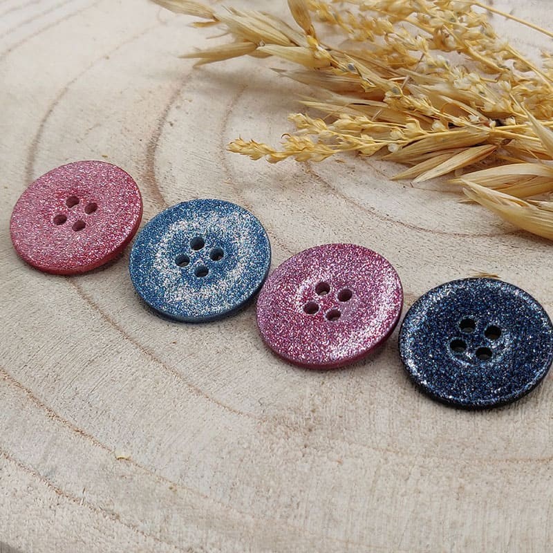 coloured sequins buttons