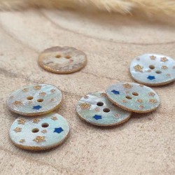 Mother of pearl button Janvier