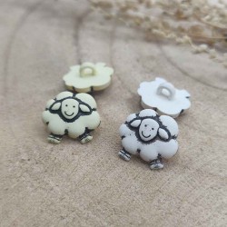 Bouton synthétique mouton