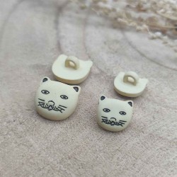 Bouton tête de chat