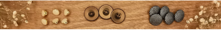Metal and metallic buttons - Ma Fabrique de Boutons